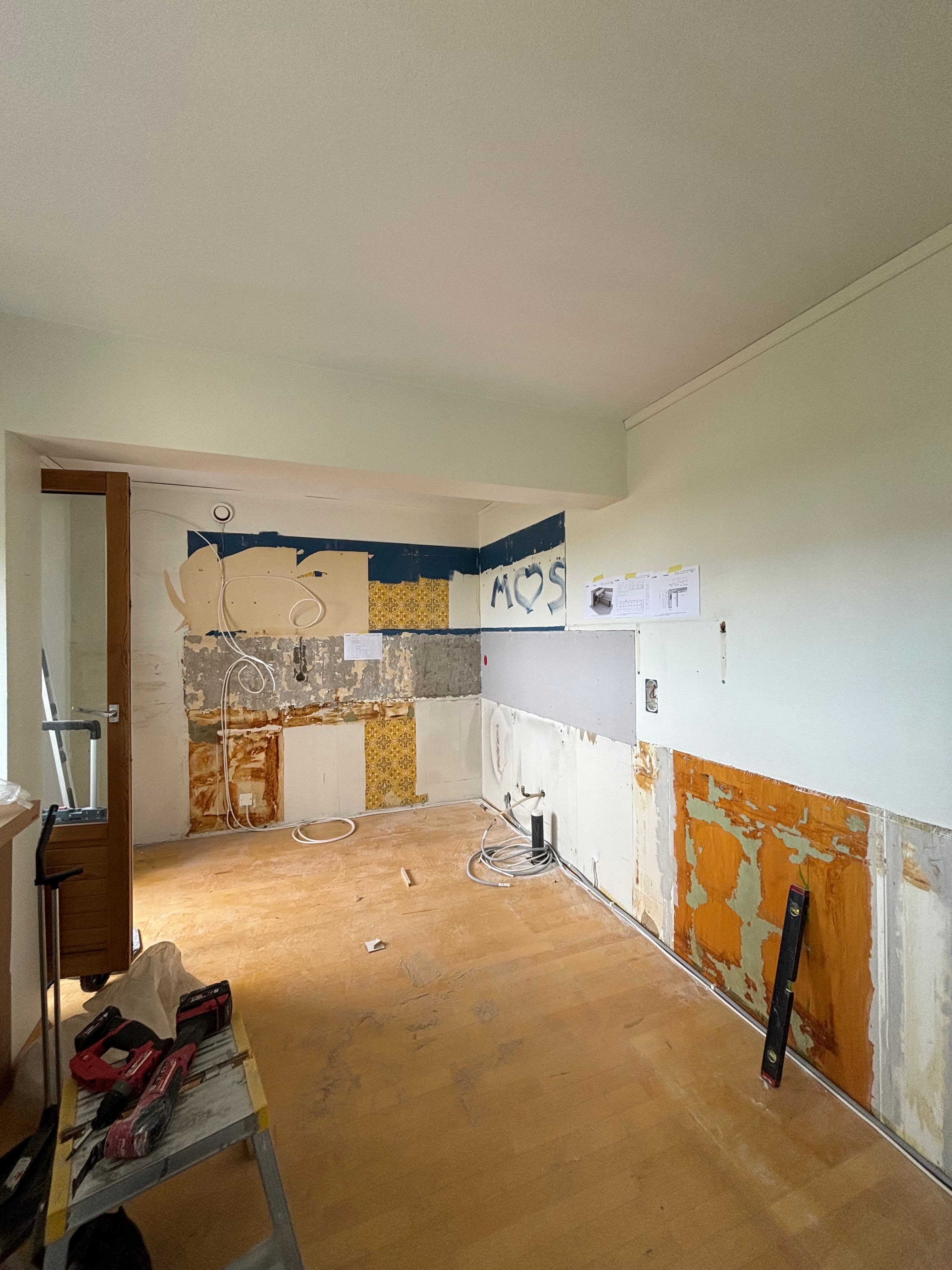 Prosessbilde 1 av kjøkkenrenovering - Renovering av kjøkken i leilighet