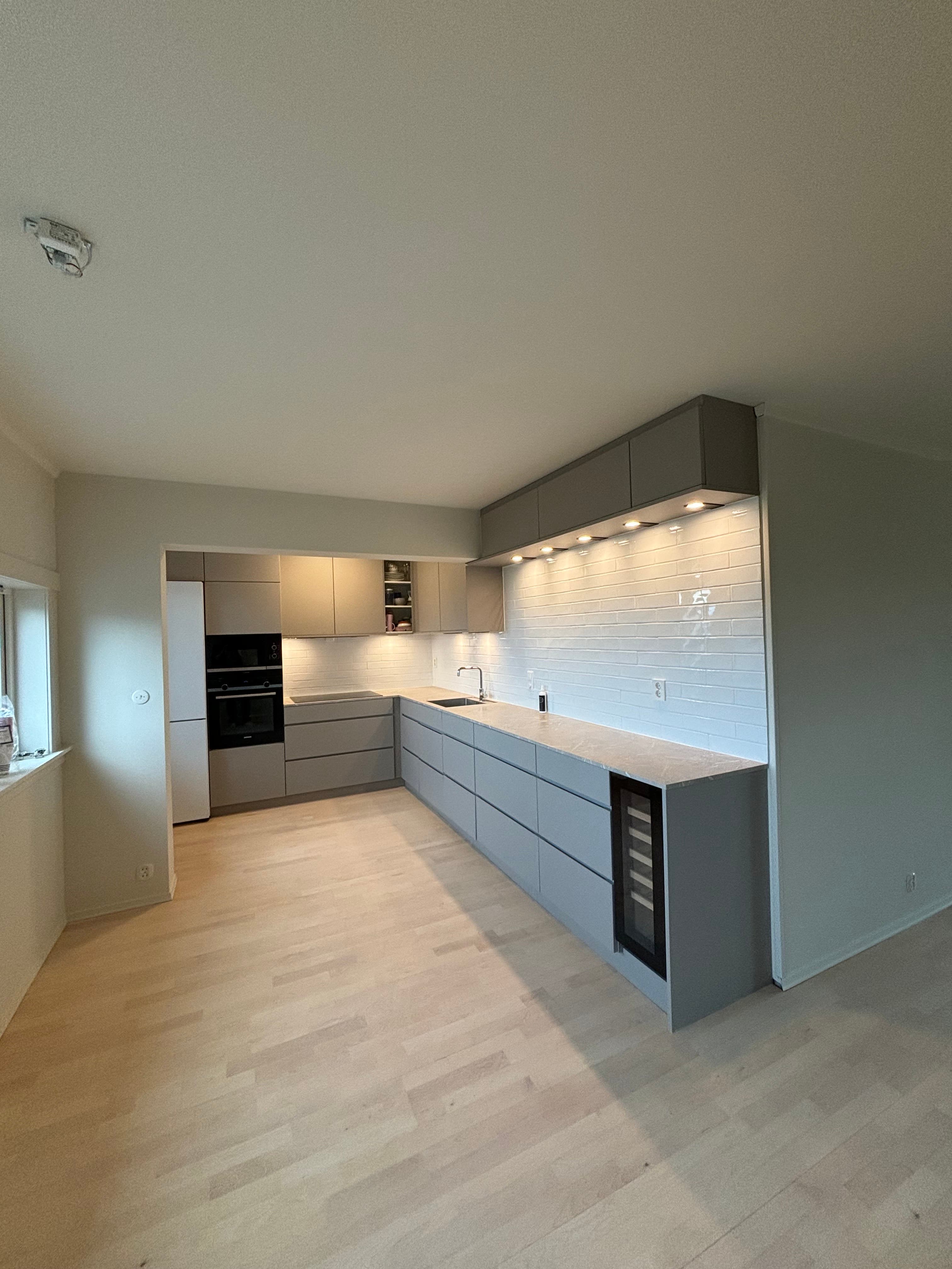 Prosessbilde 3 av kjøkkenrenovering - Renovering av kjøkken i leilighet