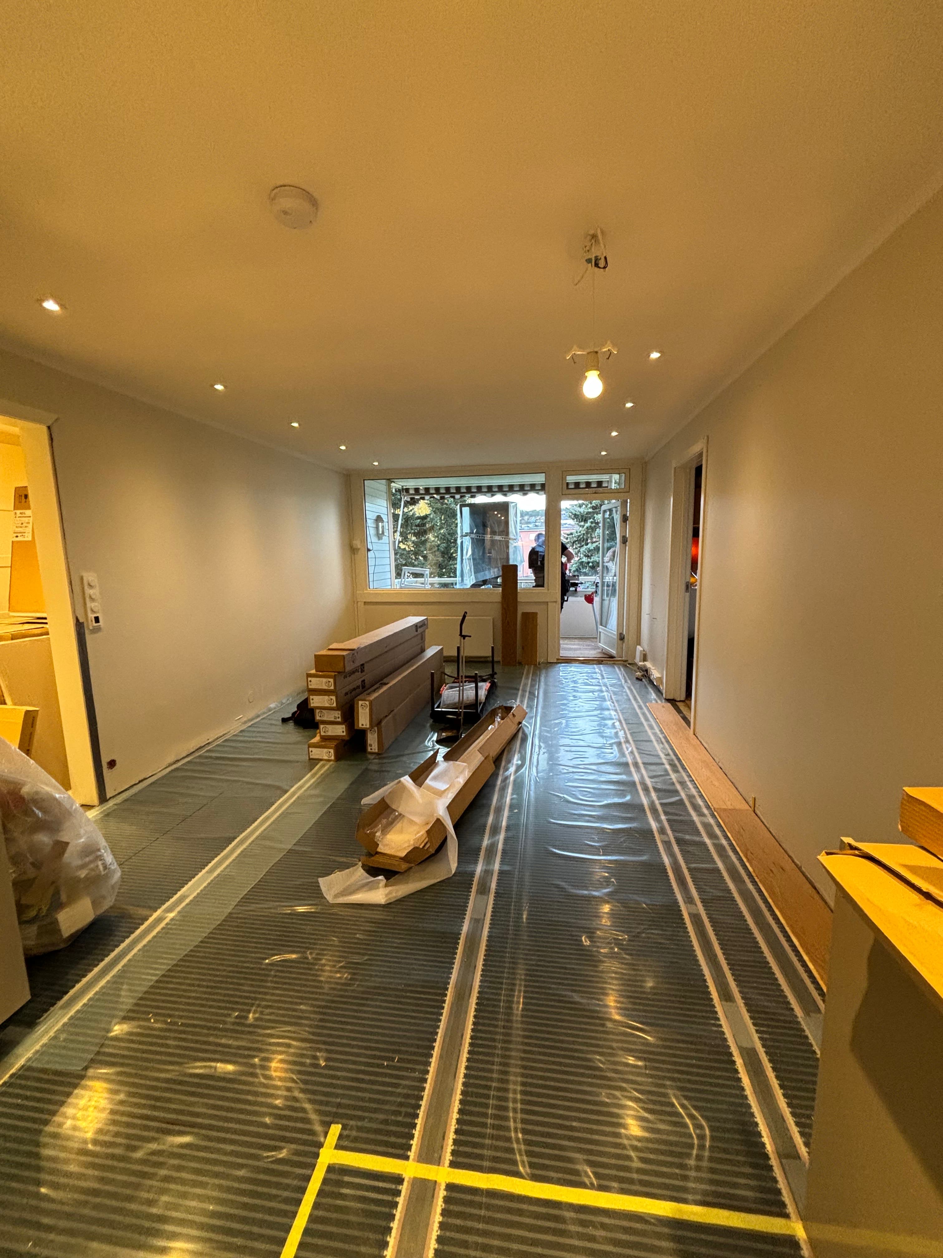 Prosessbilde 2 av kjøkkenrenovering - Renovering av kjøkken