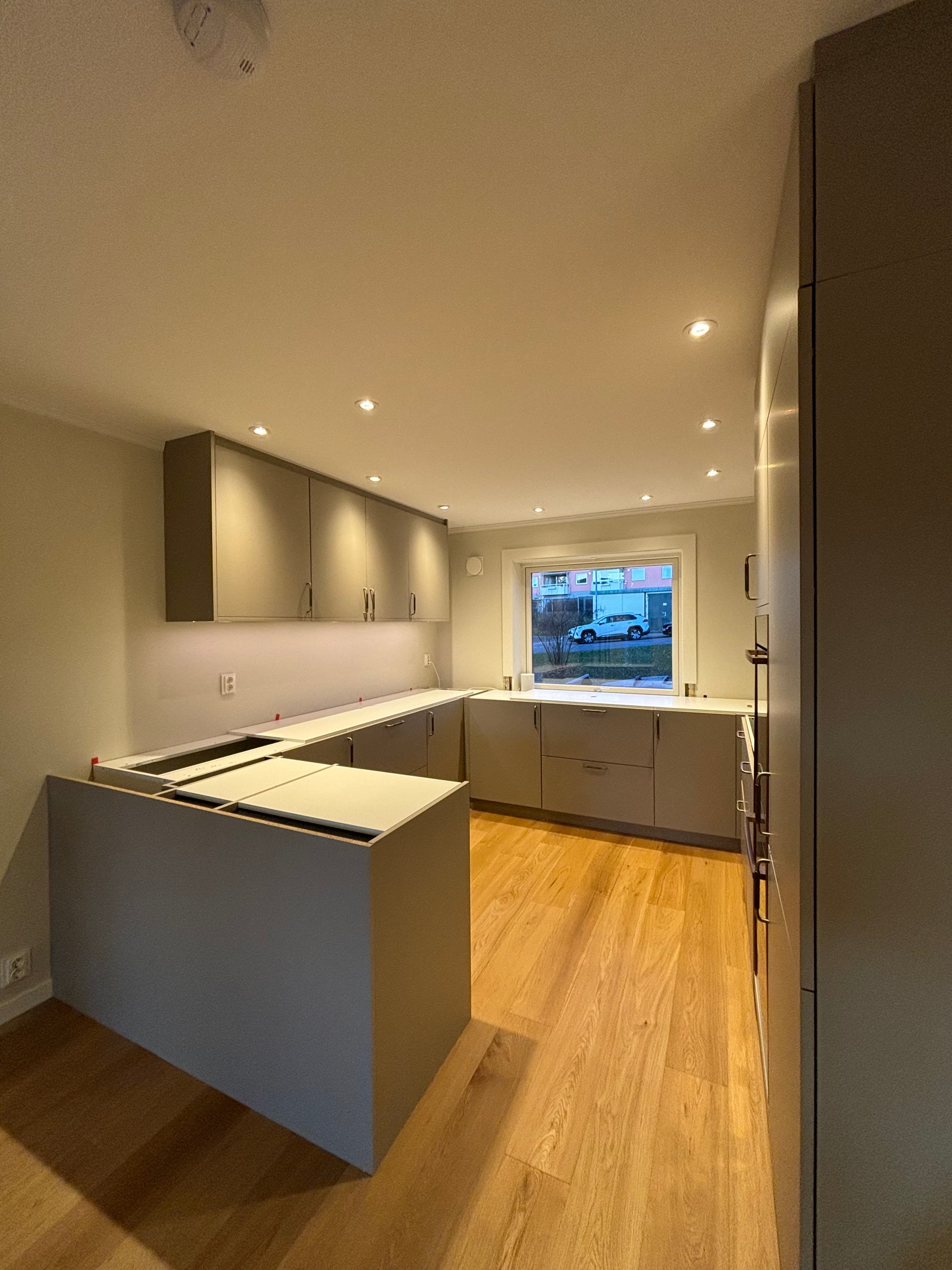 Prosessbilde 6 av kjøkkenrenovering - Renovering av kjøkken